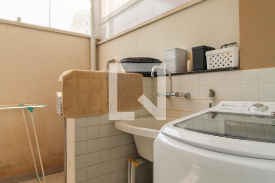 Área de Serviço de casa de condomínio para alugar com 3 quartos, 103m² em Chácara Primavera, Campinas
