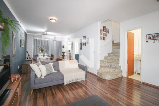 Sala de casa de condomínio para alugar com 3 quartos, 103m² em Chácara Primavera, Campinas