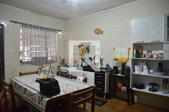 Cozinha de casa à venda com 2 quartos, 220m² em Jardim Santo Alberto, Santo André