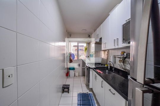 Cozinha de apartamento à venda com 3 quartos, 109m² em Vila Homero Thon, Santo André