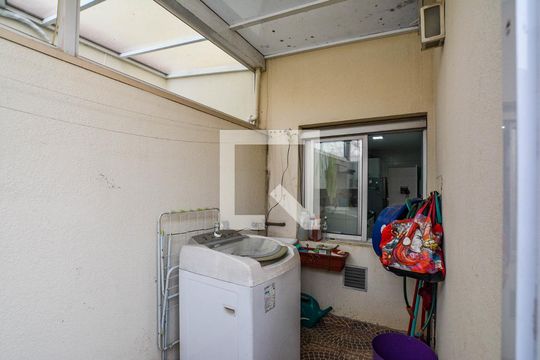 Área de Serviço de apartamento à venda com 3 quartos, 109m² em Vila Homero Thon, Santo André