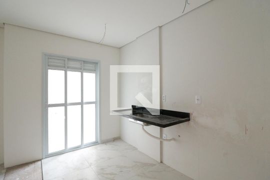 Sala/Cozinha de apartamento à venda com 2 quartos, 44m² em Parada Inglesa, São Paulo