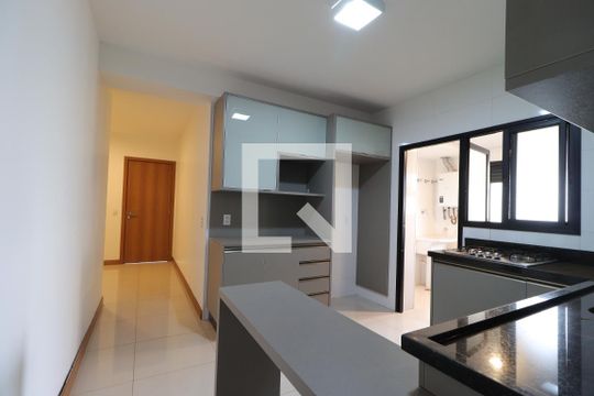 Cozinha de apartamento para alugar com 4 quartos, 160m² em Subsetor Sul - 7 (s-7), Ribeirão Preto