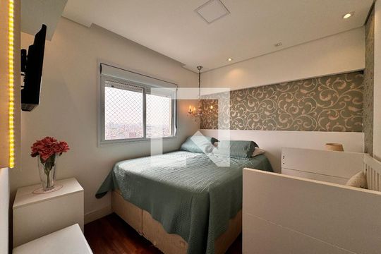 Suite 1 de apartamento à venda com 3 quartos, 115m² em Jardim, Santo André