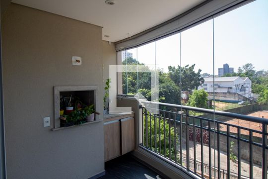 Varanda Gourmet de apartamento à venda com 3 quartos, 101m² em Jardim Aeroporto, São Paulo