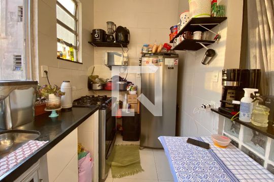Cozinha de apartamento à venda com 1 quarto, 42m² em Centro, Rio de Janeiro