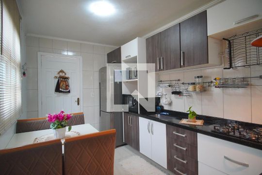 Cozinha de casa à venda com 3 quartos, 70m² em Primavera, Novo Hamburgo