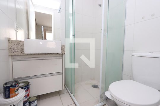 Banheiro de kitnet/studio à venda com 1 quarto, 32m² em Centro, São Paulo