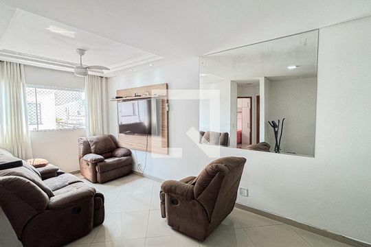 Sala - Sala de Jantar  de apartamento para alugar com 2 quartos, 110m² em Parque das Nações, Santo André