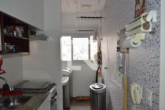 Cozinha de apartamento à venda com 2 quartos, 49m² em Liberdade, São Paulo