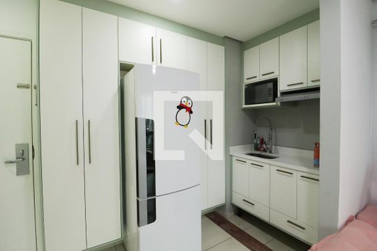 Sala/Cozinha de apartamento à venda com 1 quarto, 40m² em Santana, São Paulo