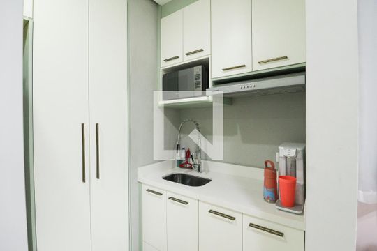 Sala/Cozinha de apartamento à venda com 1 quarto, 40m² em Santana, São Paulo