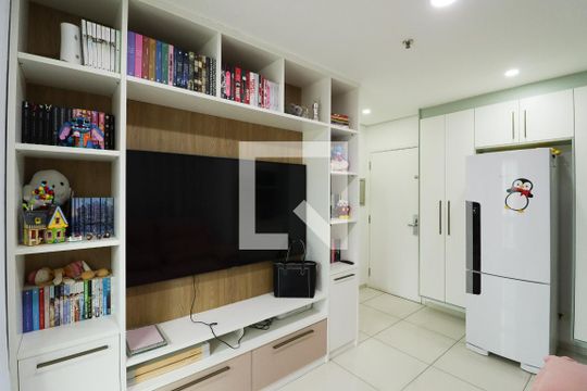 Sala/Cozinha de apartamento à venda com 1 quarto, 40m² em Santana, São Paulo