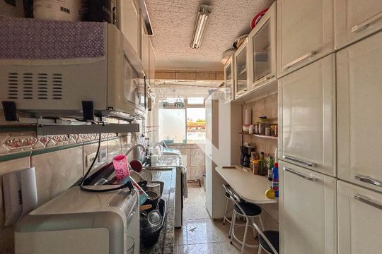 Cozinha de apartamento à venda com 3 quartos, 59m² em Moinho Velho, São Paulo