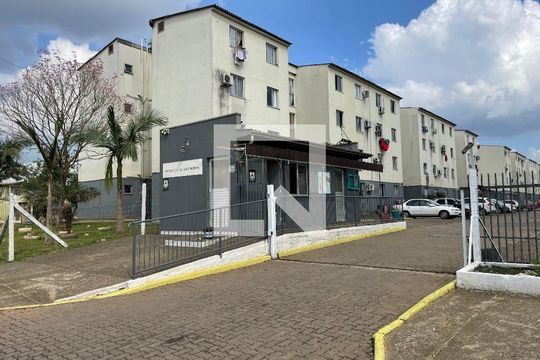 Fachada do bloco de apartamento à venda com 2 quartos, 46m² em Campina, São Leopoldo
