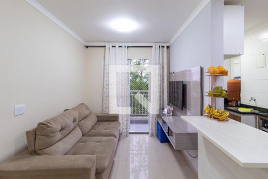 Sala de apartamento à venda com 2 quartos, 48m² em Padroeira, Osasco