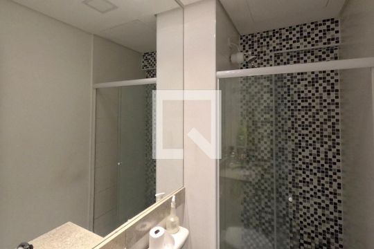 Suíte do Quarto de apartamento para alugar com 1 quarto, 45m² em Pompéia, Santos