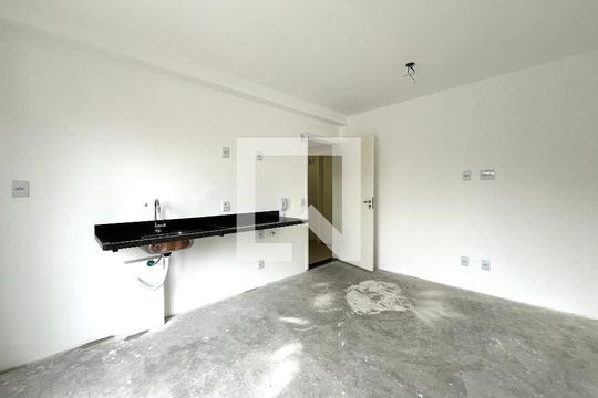 Sala/Cozinha de apartamento à venda com 1 quarto, 37m² em Bosque da Saúde, São Paulo