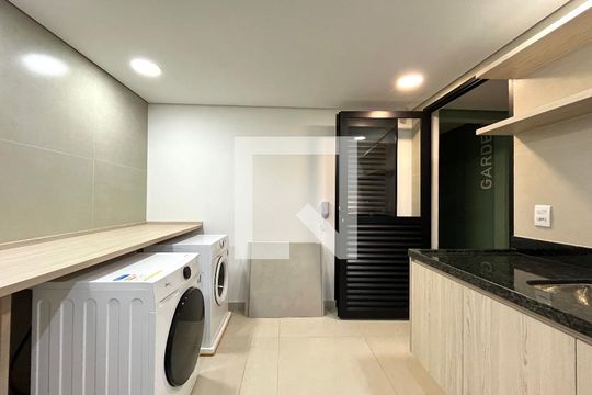 Área comum - Lavanderia de apartamento à venda com 1 quarto, 37m² em Bosque da Saúde, São Paulo
