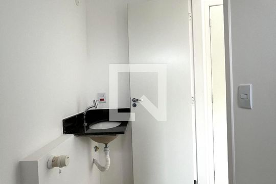 Banheiro da Suíte de apartamento à venda com 1 quarto, 37m² em Bosque da Saúde, São Paulo