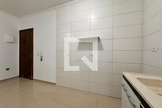 Cozinha de apartamento para alugar com 2 quartos, 50m² em Jardim Santo Antônio, Santo André