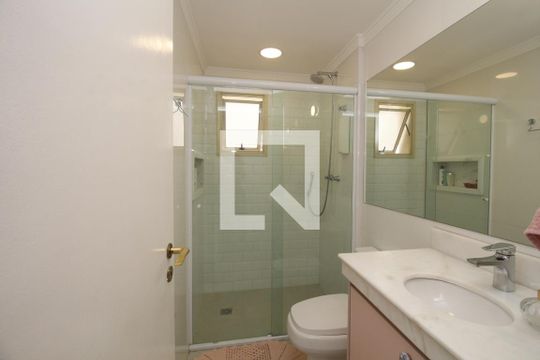 Banheiro da Suíte de apartamento à venda com 3 quartos, 96m² em Vila Gomes Cardim, São Paulo