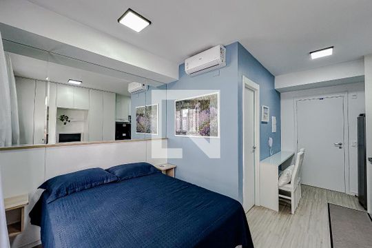 Sala/Quarto de apartamento à venda com 1 quarto, 21m² em Ipiranga, São Paulo