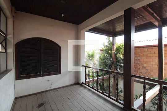 Varanda da Suite 1 de casa à venda com 5 quartos, 370m² em Santa Monica, Belo Horizonte
