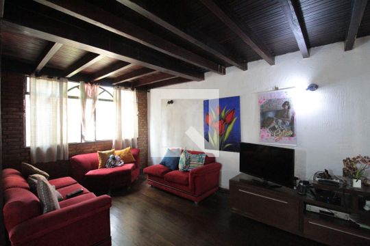 Sala de Estar 2 de casa à venda com 5 quartos, 370m² em Santa Monica, Belo Horizonte