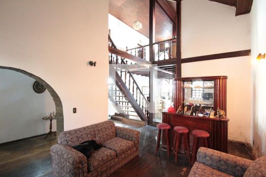 Sala de Estar 1 de casa à venda com 5 quartos, 370m² em Santa Monica, Belo Horizonte