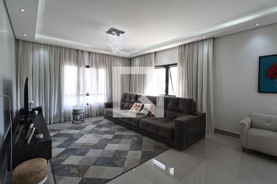 Sala de apartamento à venda com 4 quartos, 198m² em Vila Bastos, Santo André