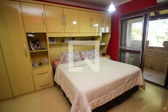 Quarto Suíte de casa de condomínio à venda com 3 quartos, 111m² em Serraria, Porto Alegre
