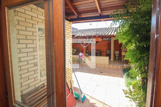 Vista da Sala de Jantar de casa de condomínio à venda com 3 quartos, 111m² em Serraria, Porto Alegre