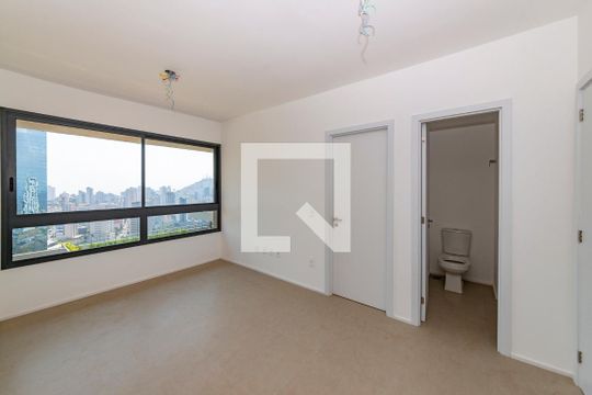 Sala de apartamento para alugar com 1 quarto, 39m² em Vila da Serra, Nova Lima