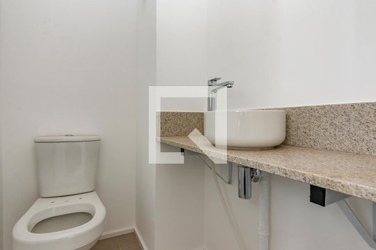 Lavabo de apartamento para alugar com 1 quarto, 39m² em Vila da Serra, Nova Lima