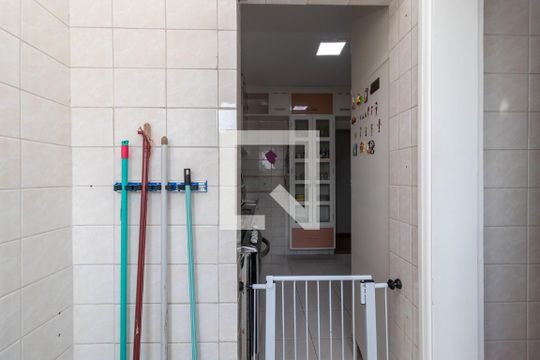 Área de Serviço de apartamento à venda com 3 quartos, 95m² em Carandiru, São Paulo