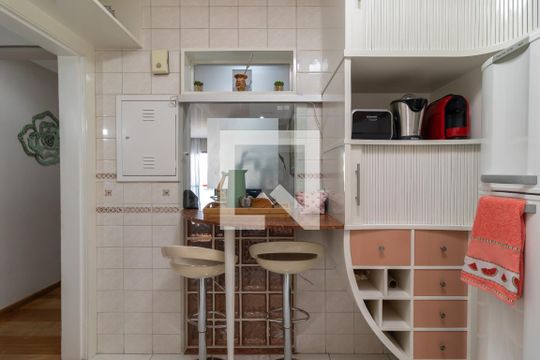 Cozinha de apartamento à venda com 3 quartos, 95m² em Carandiru, São Paulo