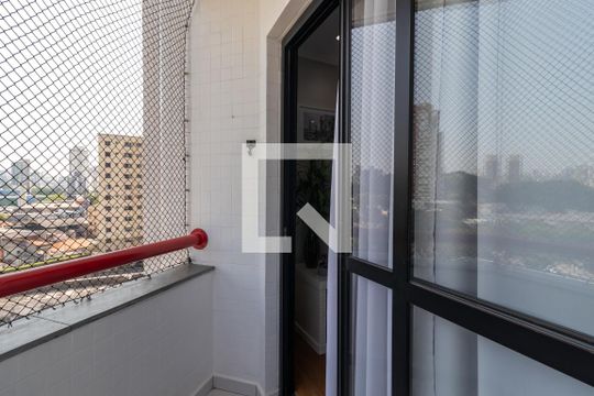 Varanda da Sala de apartamento à venda com 3 quartos, 95m² em Carandiru, São Paulo