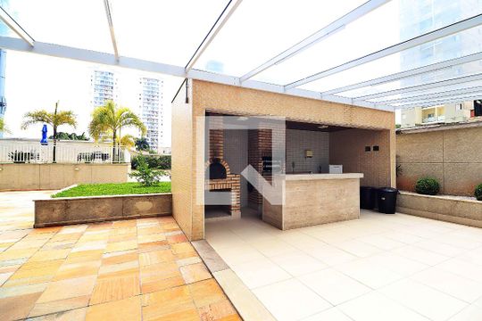 Área comum - Churrasqueira de apartamento para alugar com 2 quartos, 60m² em Vila Valparaíso, Santo André