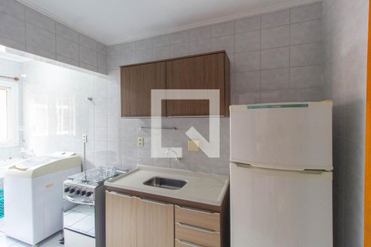 Cozinha e Área de Serviço de apartamento à venda com 2 quartos, 66m² em Fião, São Leopoldo