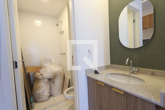 Banheiro de kitnet/studio para alugar com 1 quarto, 25m² em Vila Mariana, São Paulo