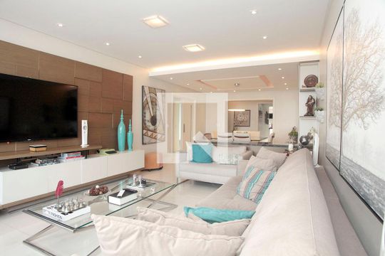 Sala de Estar de apartamento à venda com 3 quartos, 157m² em Centro Histórico, Porto Alegre