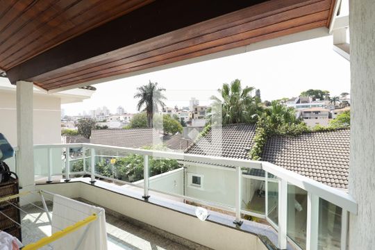 Varanda da Suíte 4 de casa à venda com 4 quartos, 350m² em Jardim Franca, São Paulo