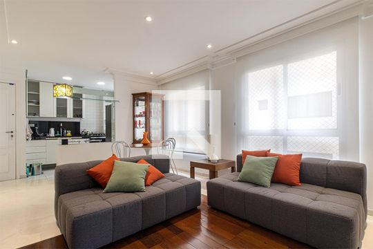 sala de estar e jantar compartilhadas_3 de apartamento à venda com 1 quarto, 46m² em Aclimação, São Paulo