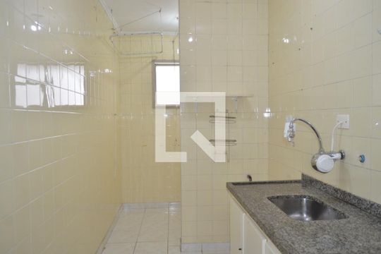 Cozinha de apartamento para alugar com 1 quarto, 45m² em Vila Mariana, São Paulo