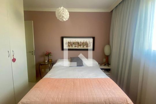 Quarto Suíte de apartamento à venda com 3 quartos, 75m² em Jardim America, Belo Horizonte