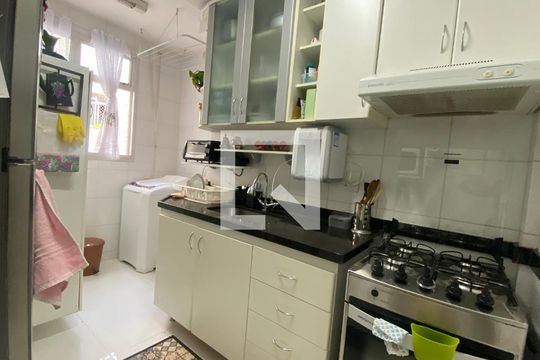 Cozinha de apartamento à venda com 3 quartos, 75m² em Jardim America, Belo Horizonte