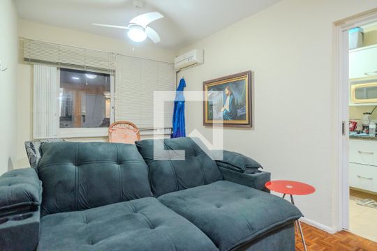 Sala de apartamento à venda com 1 quarto, 47m² em Tristeza, Porto Alegre