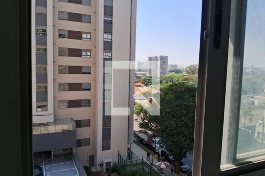 varanda de apartamento à venda com 1 quarto, 25m² em Campo Belo, São Paulo