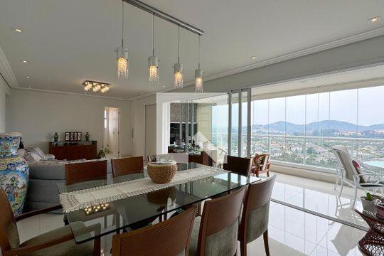 Sala de Jantar de apartamento à venda com 4 quartos, 196m² em Melville Empresarial I E Ii, Barueri